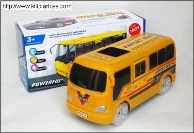 KUTULU PİLLİ MÜZİKLİ SARI OTOBÜS